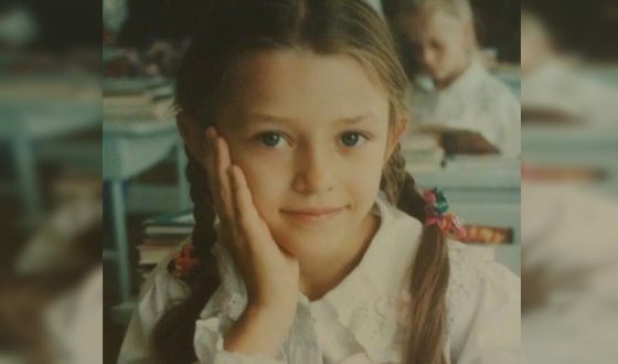 Алина Астровская в детстве